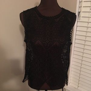 Anthropologie scalloped tank size small